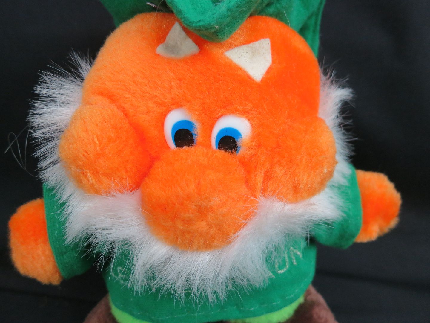 Vintage Irish Larry The Leprechaun Dublin Green St Patricks Day Lucky Plush Toy